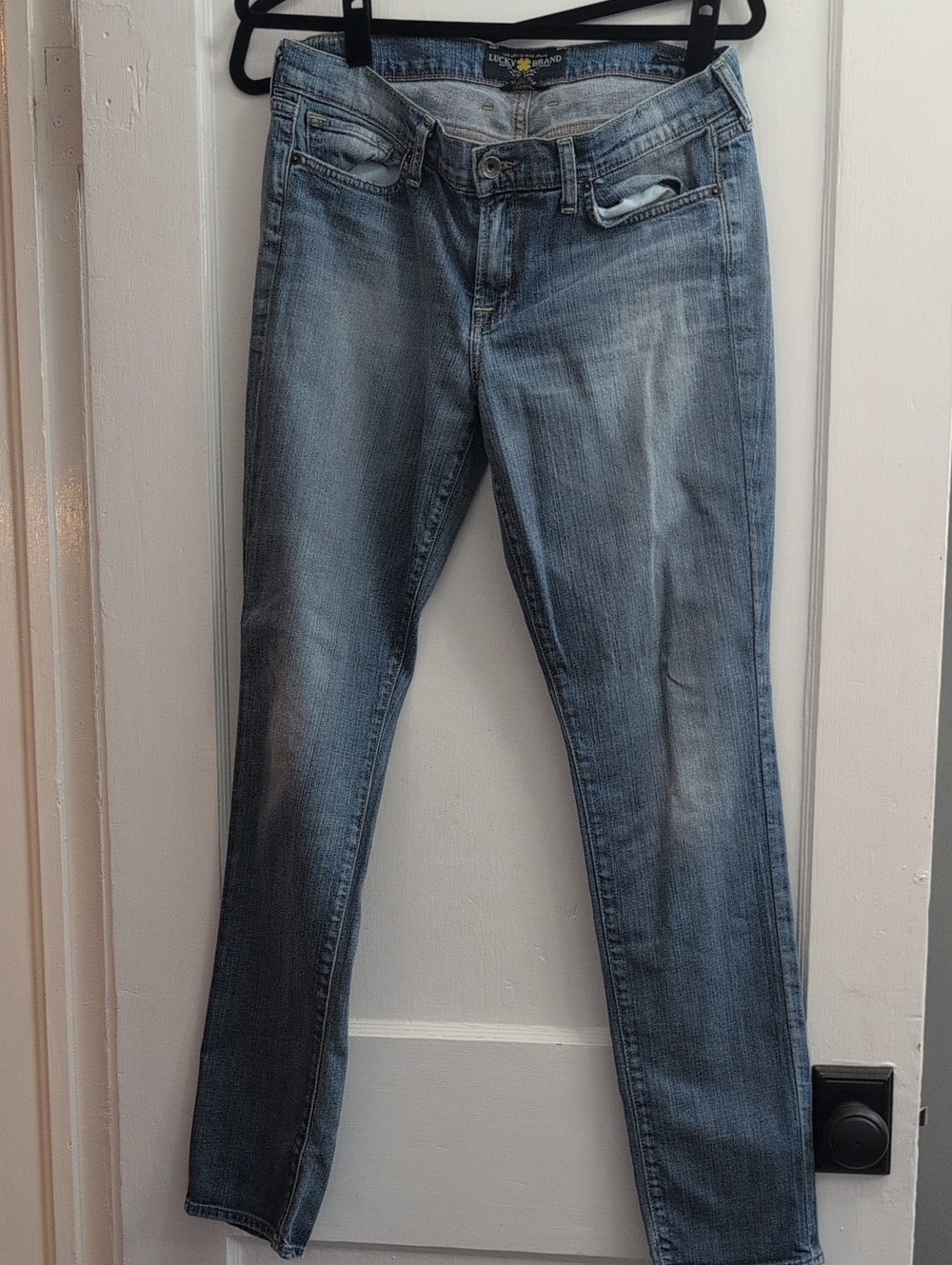 Lucky Brand Women's Medium Blue Charlie Skinny Jeans 12/31